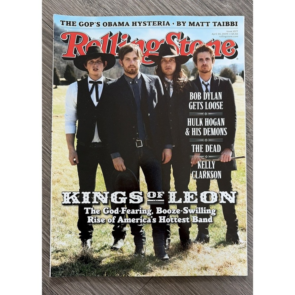 Y2k Vintage Rolling Stone Magazine Kings Of Leon Bob Dylan Rock Music 2009 1077